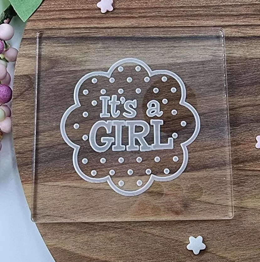 fondant-debosser-it-s-girl Fondant Debosser - It's A Girl