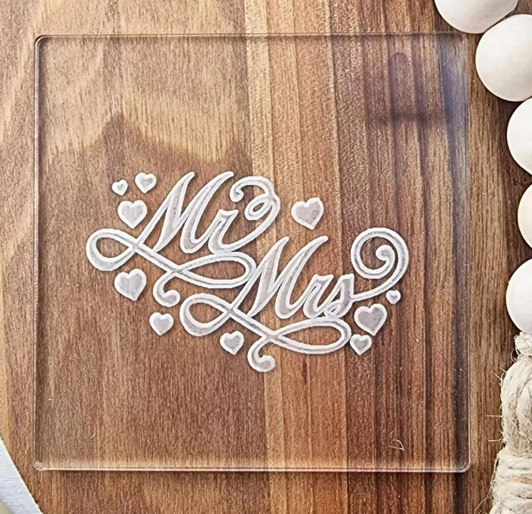 Fondant Debosser - Mr & Mrs