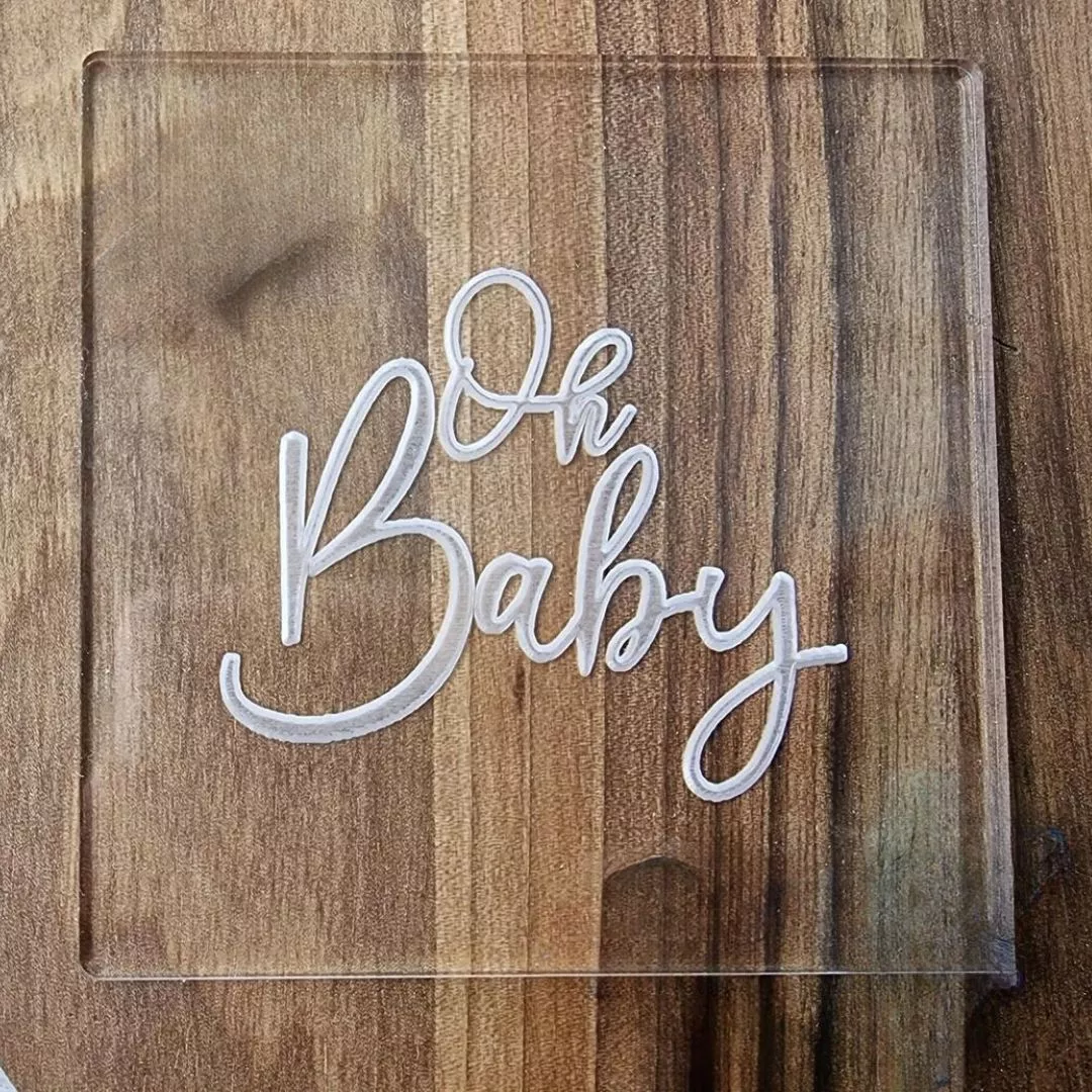 Fondant Debosser - Oh Baby