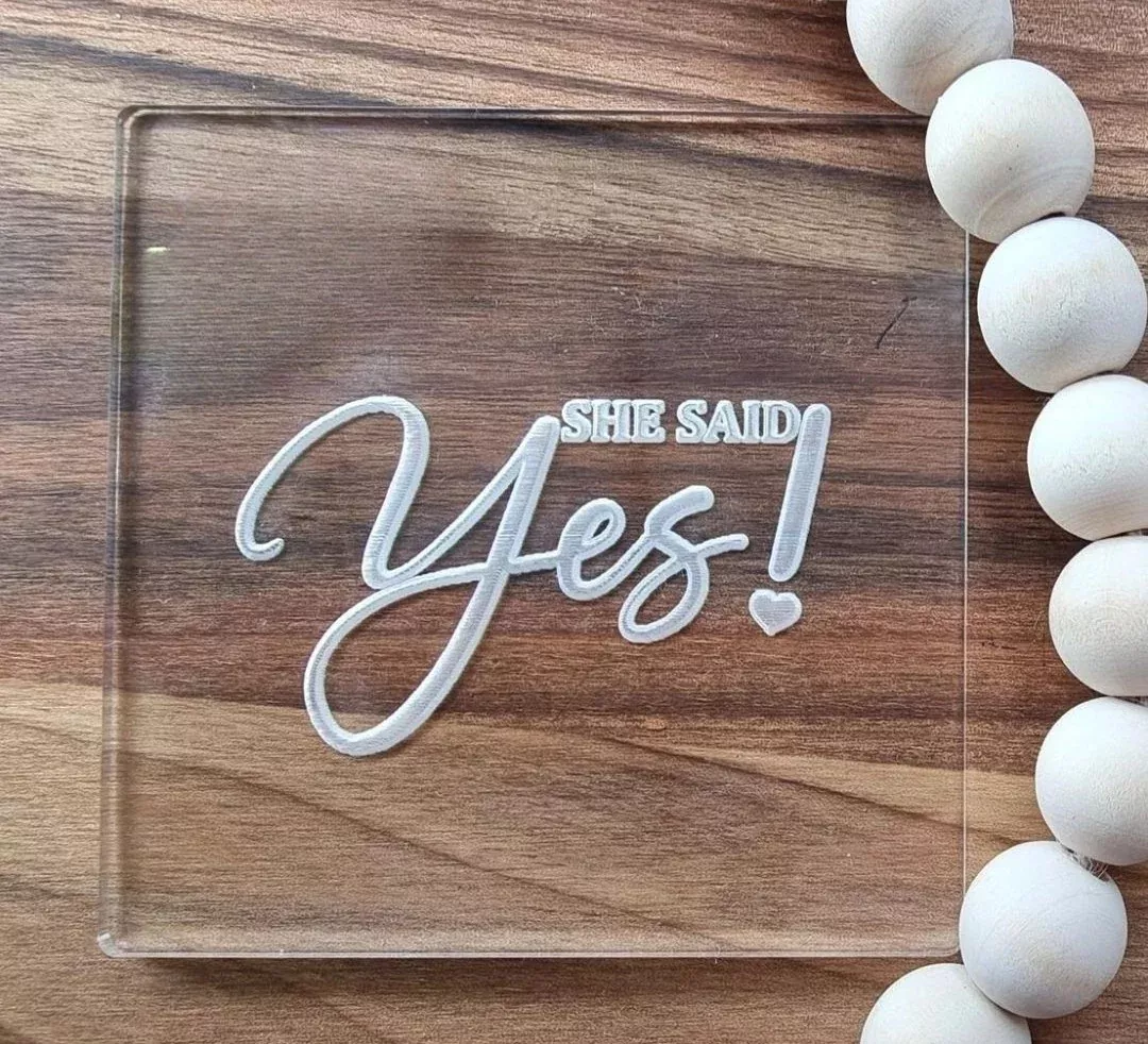 fondant-debosser-she-said-yes Fondant Debosser - She Said Yes