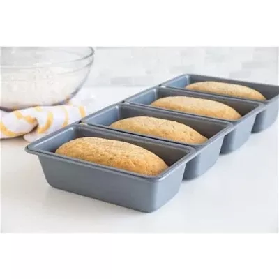 fox-run-non-stick-linked-loaf-pan-5-5-x-2-25-x-2 Fox Run Non-stick Linked Loaf Pan -- 5.5" x 2.25" x 2"