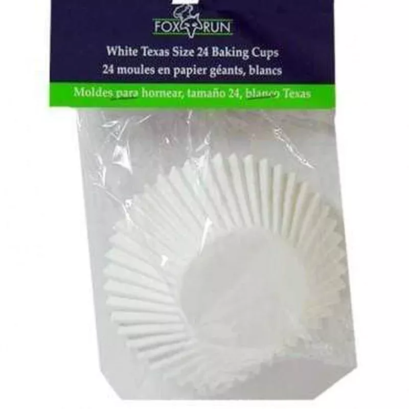 Fox Run White Texas Size Bake Cup (24 count)