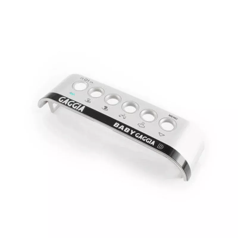 Front Cover Panel, 6 Button in Silver