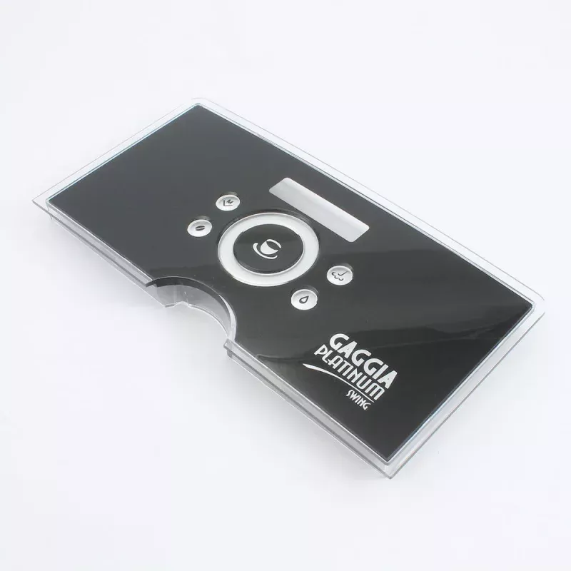 Front Faceplate Black and Silver