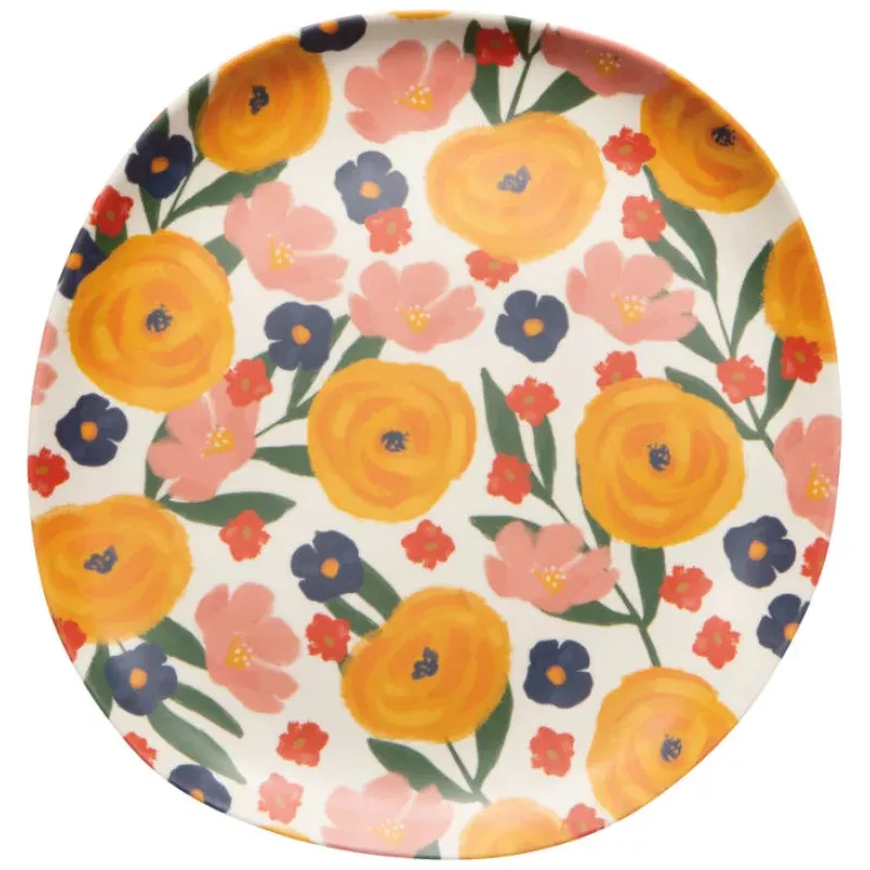 full-bloom-melamine-dinner-plate Full Bloom Melamine Dinner Plate