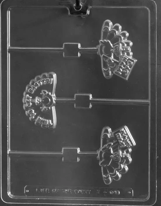 funny-turkey-lollipop-chocolate-mold Funny Turkey Lollipop Chocolate Mold