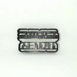 game-over-words-fondant-cookie-cutter Game Over Words Fondant Cookie Cutter