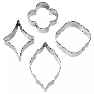 Geometric Fondant Cut-Outs Pattern Set