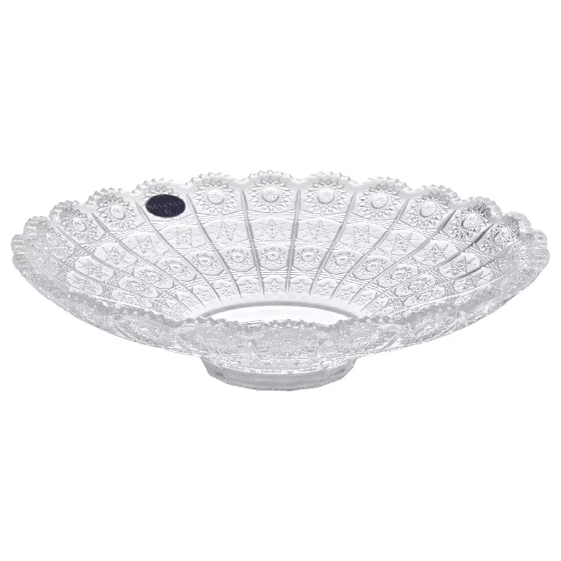glass-plate-with-base-27cm Glass Plate With Base – 27cm