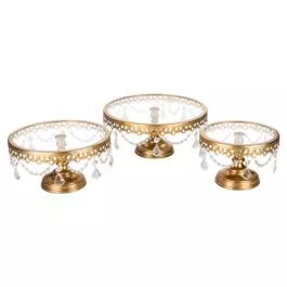 gold-prism-cake-stand-3-piece-set Gold Prism Cake Stand 3 piece set