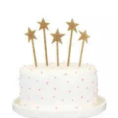 gold-shooting-star-cake-topper Gold Shooting Star Cake Topper