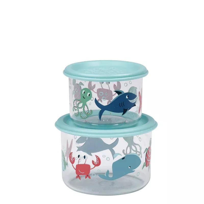 GOOD LUNCH SNACK CONTAINERS OCEAN SMALL