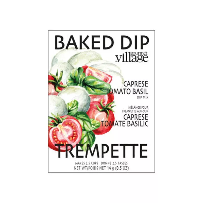 gourmet-village-baked-caprese-tomato-basil-dip Gourmet Village Baked Caprese Tomato Basil Dip