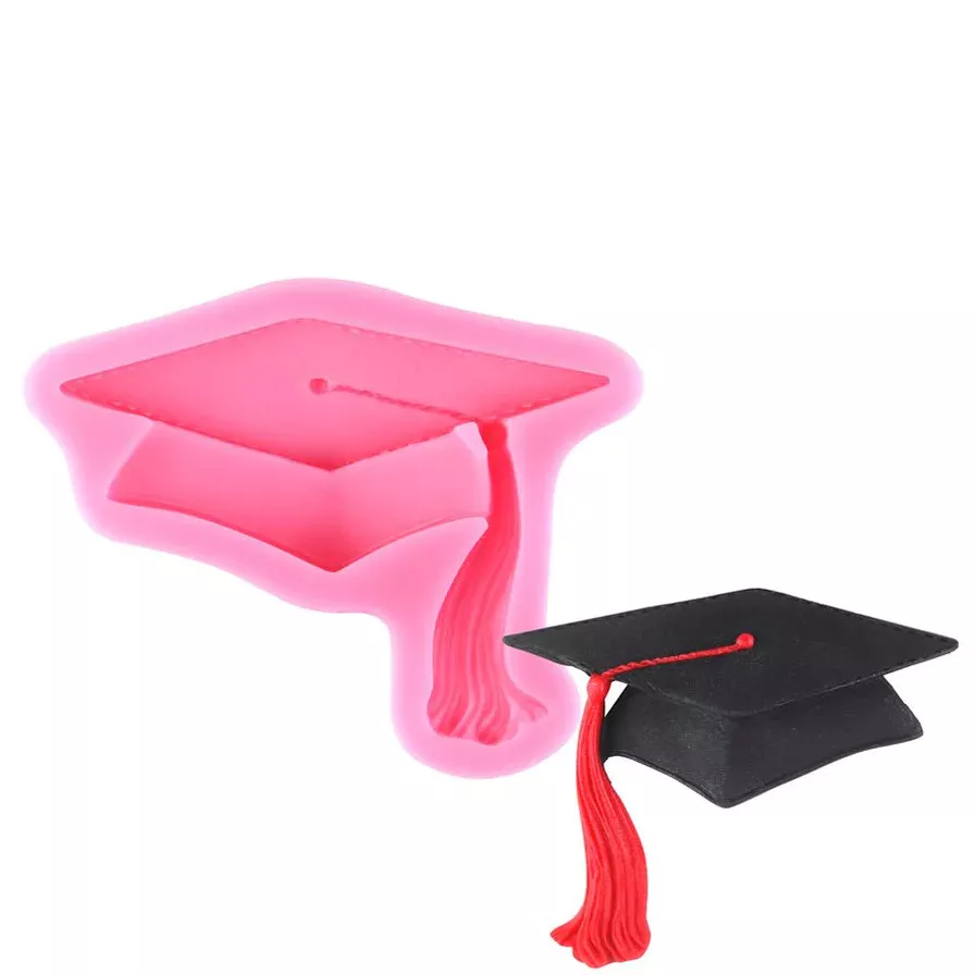 graduation-theme-silicone-mold Graduation Theme Silicone Mold