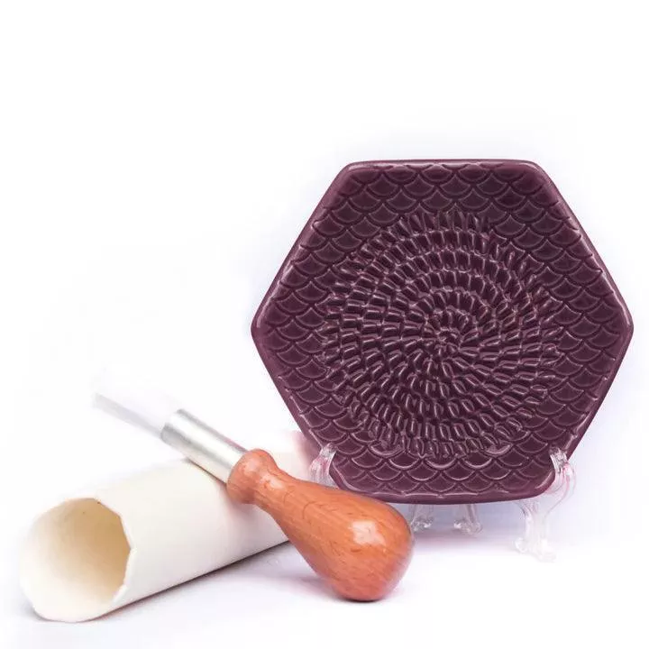 grate-plate-ceramic-grater-eggplant The Grate Plate Ceramic Grater: Eggplant