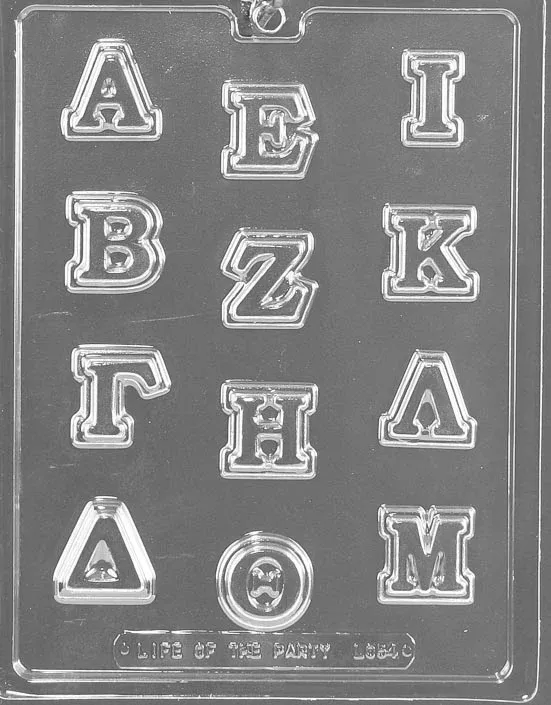 greek-letters-to-m-alphabet-chocolate-mold Greek Letters A to M Alphabet Chocolate Mold
