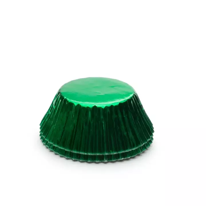 Green Foil Cupcake Liners