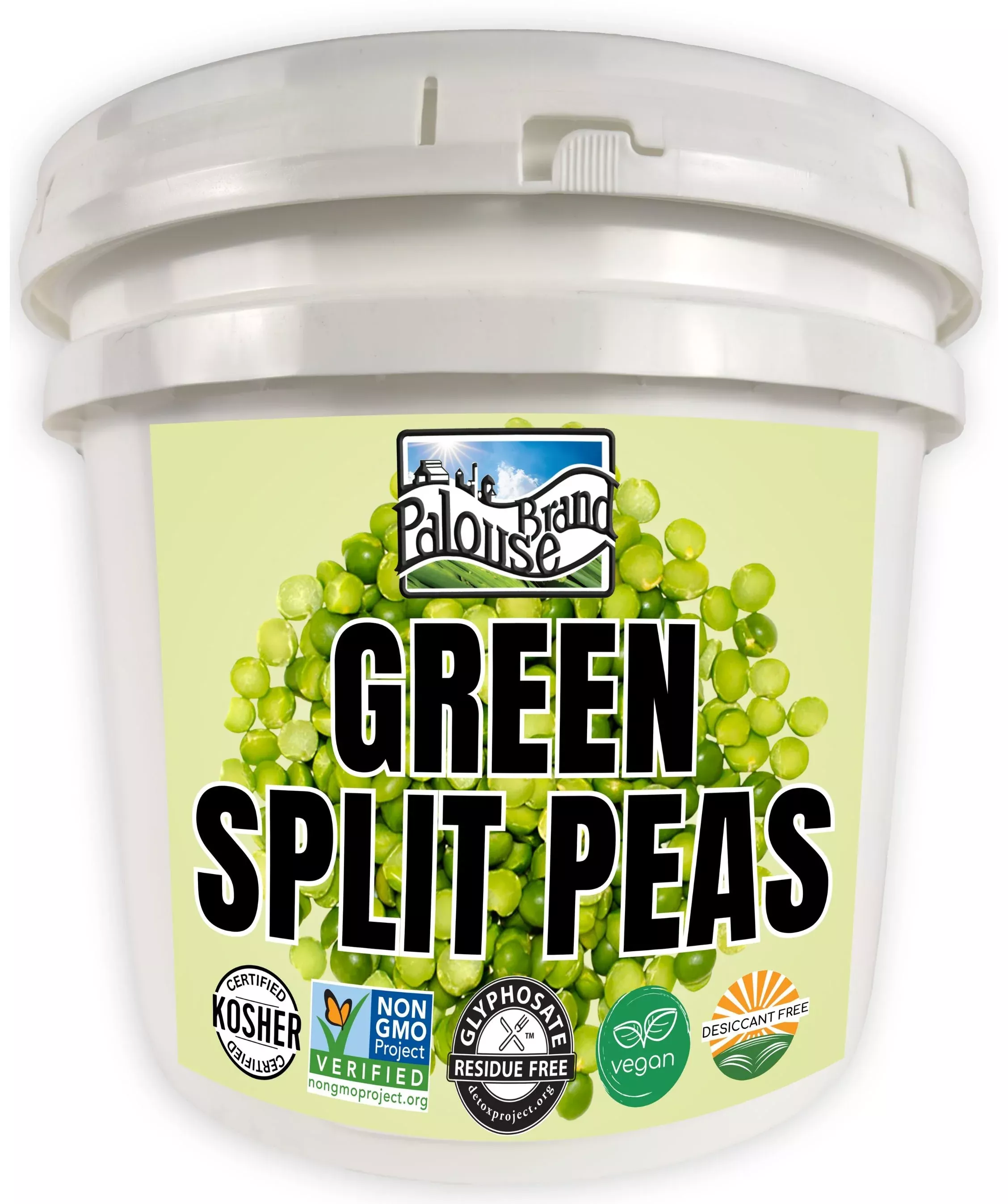 Green Split Peas - 25 lb Bucket