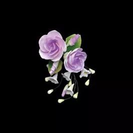 gumpaste-6-inch-lavender-dog-rose-spray Gumpaste 6 inch Lavender Dog Rose Spray