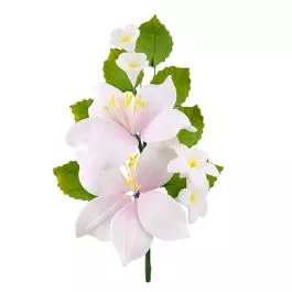 gumpaste-lily-spray-white Gumpaste Lily Spray White