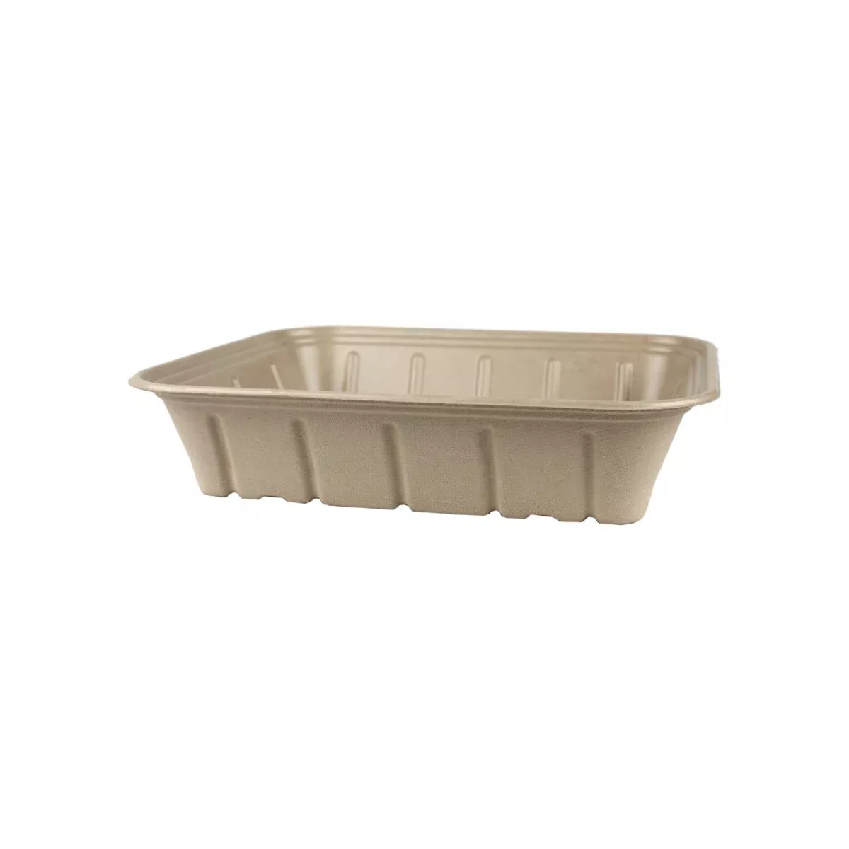 half-size-120-oz-fiber-catering-pan-pla-lined-case-200 Half Size (120 oz) Fiber Catering Pan PLA Lined - Case of 200
