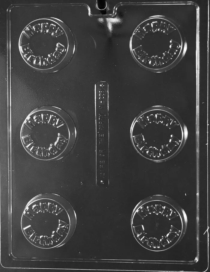 happy-birthday-chocolate-covered-cookie-mold Happy Birthday Chocolate Covered Cookie Mold