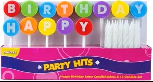 happy-birthday-letter-candle-holders Happy Birthday Letter Candle Holders