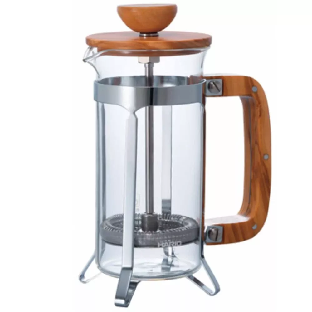 Hario Cafepress Olive Wood 10 Oz
