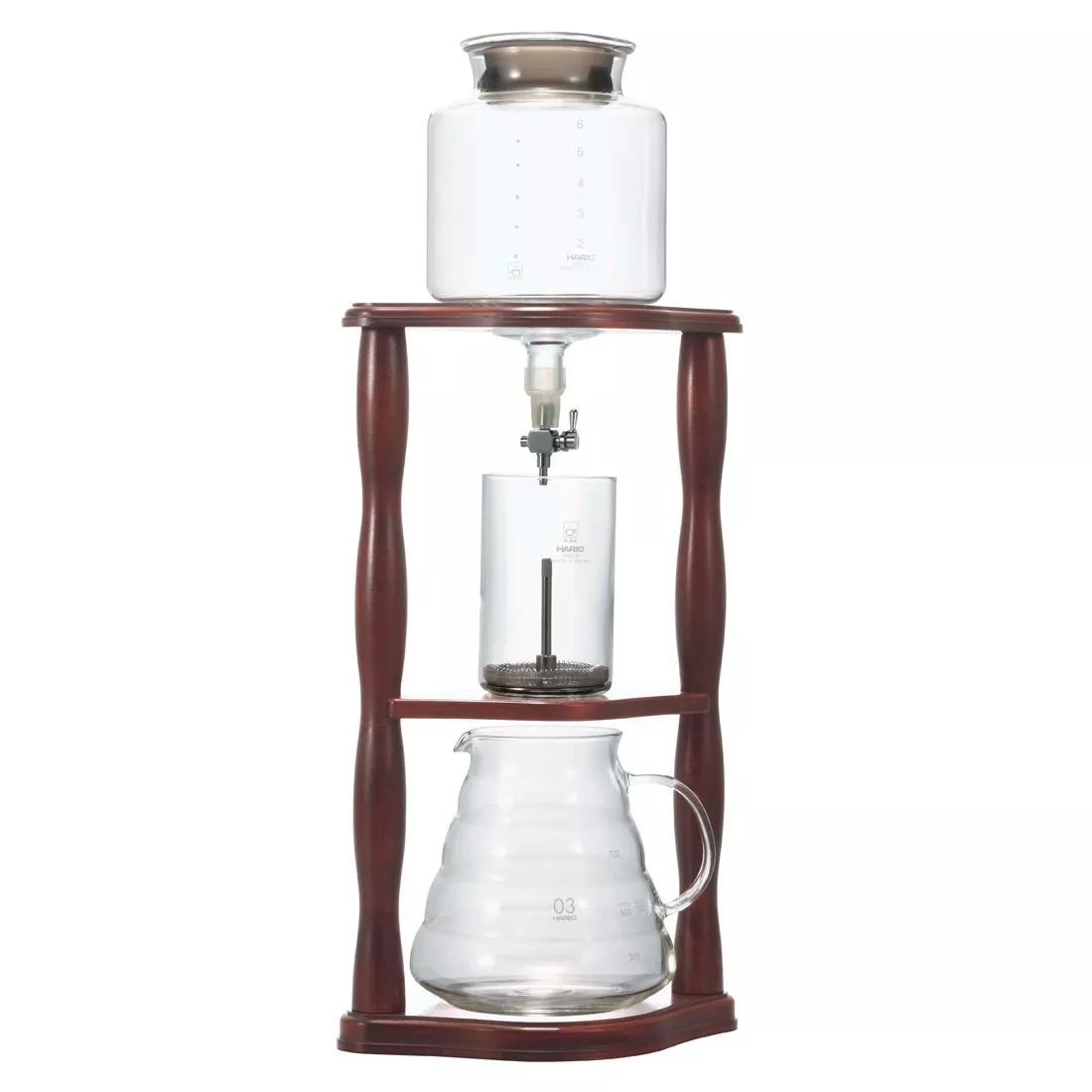 hario-cold-dripper-6-cup-wood Hario Cold Dripper – 6 Cup Wood
