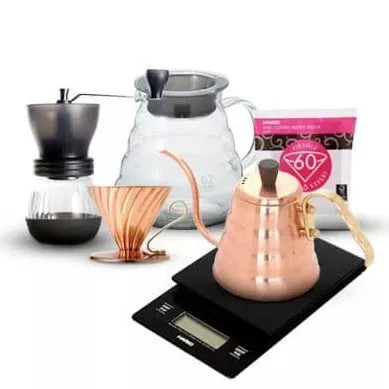 hario-complete-copper-pour-over-bundle Hario Complete Copper Pour Over Bundle