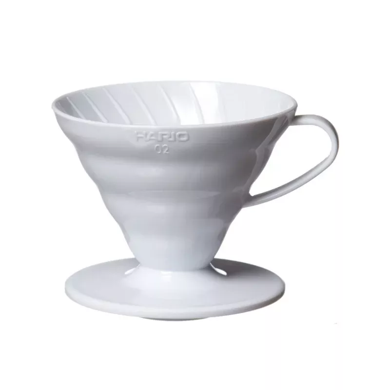 hario-v60-02-dripper-plastic-white HARIO V60-02 Dripper (Plastic) (White)