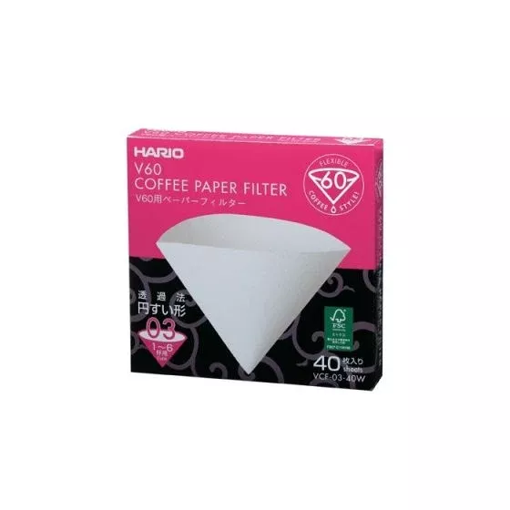 hario-v60-paper-filter-03-40-pack Hario V60 Paper Filter 03 - 40 Pack