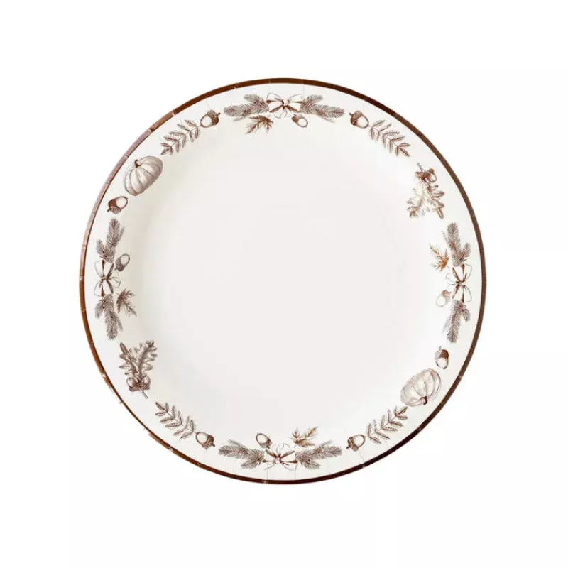 Harvest Botanical Paper Plate