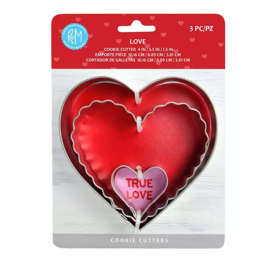heart-cookie-cutter-set-3-cutters Heart Cookie Cutter Set - 3 Cutters