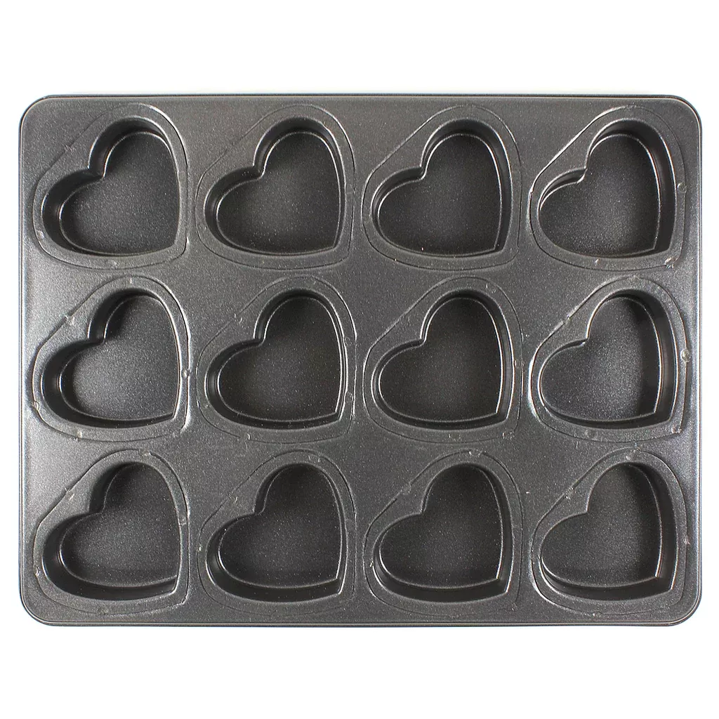 Heart Mould pan - 12 cavity