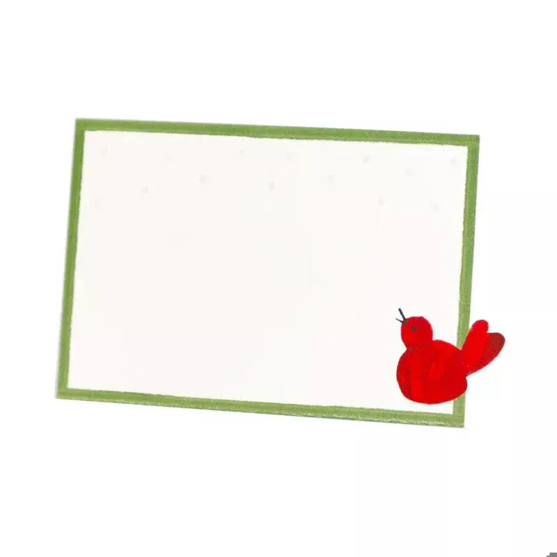 Hester and Cook Red Bird Place Card