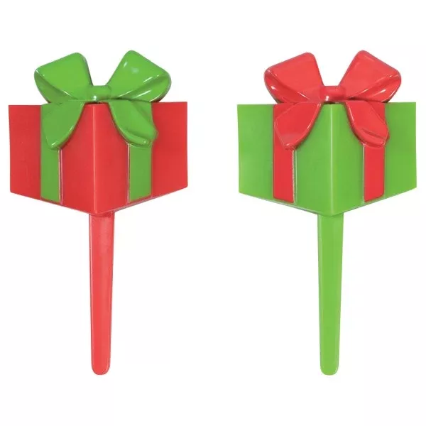 Holiday Gift Cupcake Picks -12 Cupcake/Cake Picks