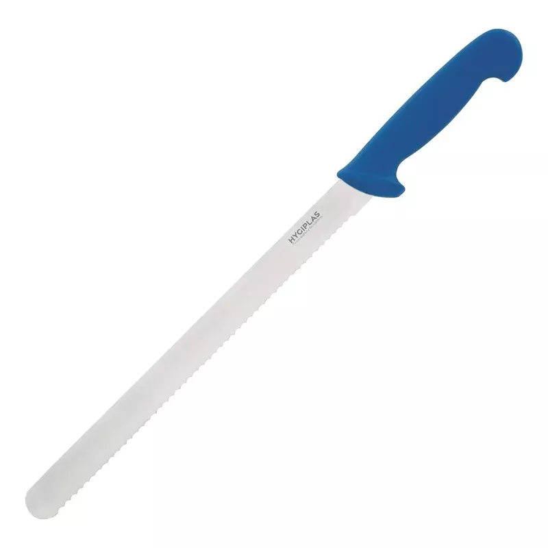hygiplas-serrated-slicer-blue-30-5cm-c856 Hygiplas Serrated Slicer Blue 30.5cm – C856