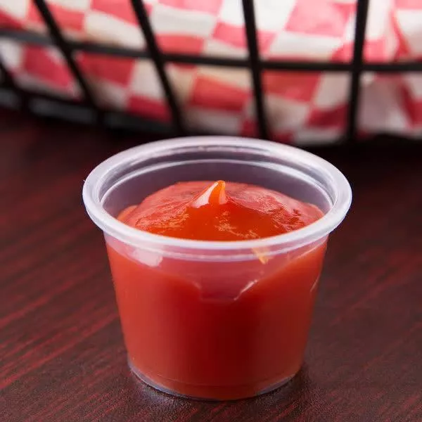 Hyplast - 1 oz. Clear Plastic Soufflé / Portion Cup - Case of 2500