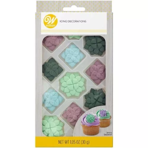 icing-decoration-succulents Icing Decoration - Succulents