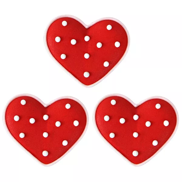 icing-hearts-with-dots-royal-icing-decor Icing Hearts With Dots Royal Icing Decor
