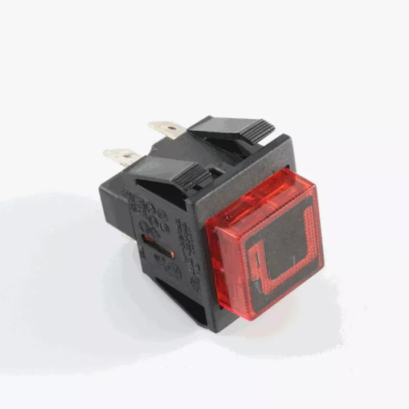 Illuminated Brew Button, Red 120V