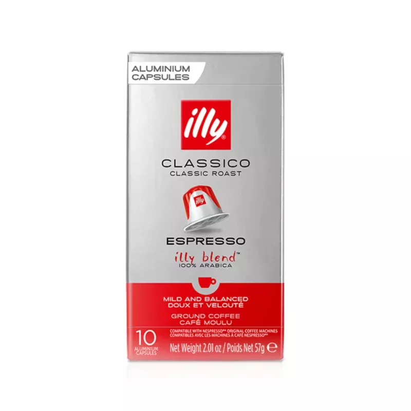 illy-classico-nespresso-compatible-capsules-medium-roast-10-count Illy Classico Nespresso Compatible Capsules – Medium Roast (10 Count)