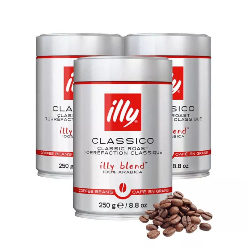 illy-classico-whole-bean-coffee-medium-roast-250g-x-3 illy Classico Whole Bean Coffee – Medium Roast (250g x 3)