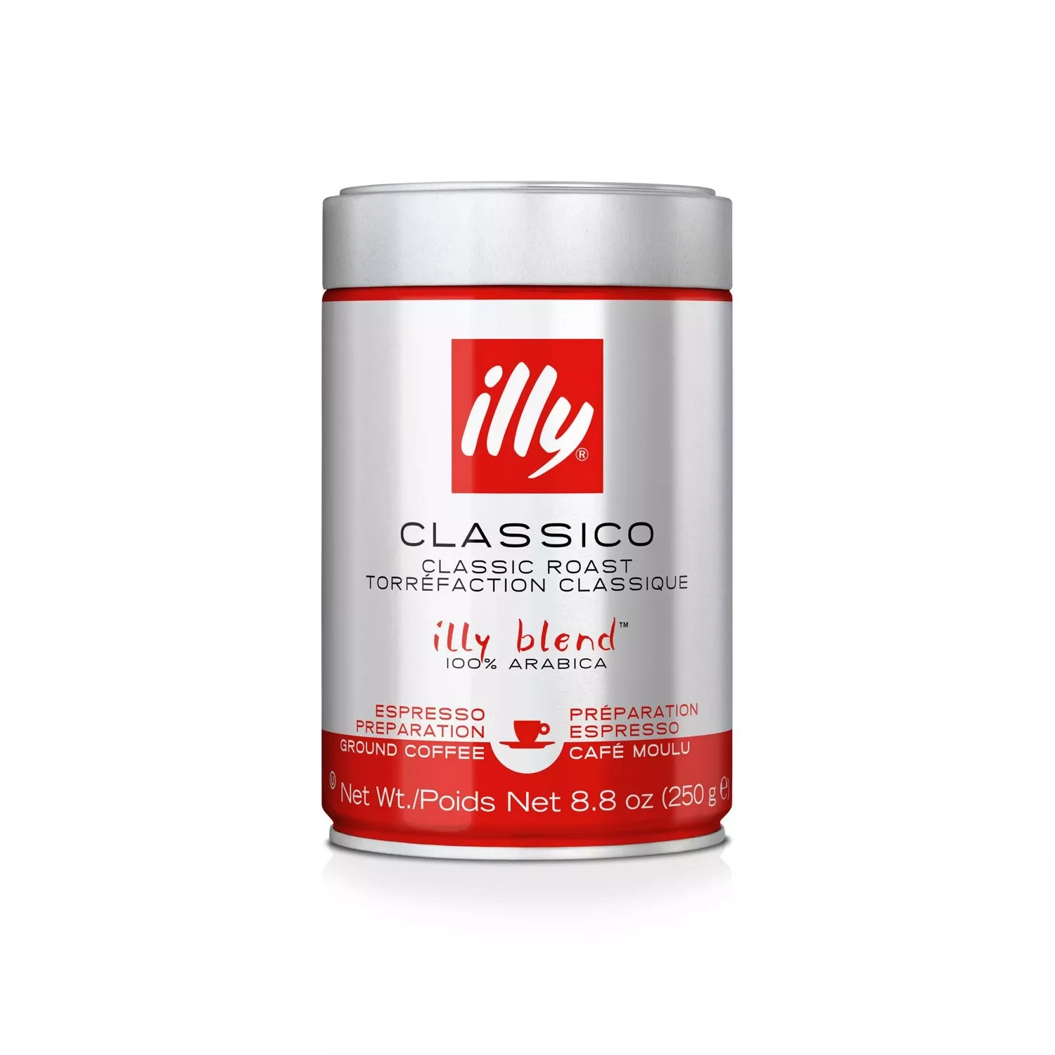 Illy Ground Espresso Classico Coffee – Medium Roast