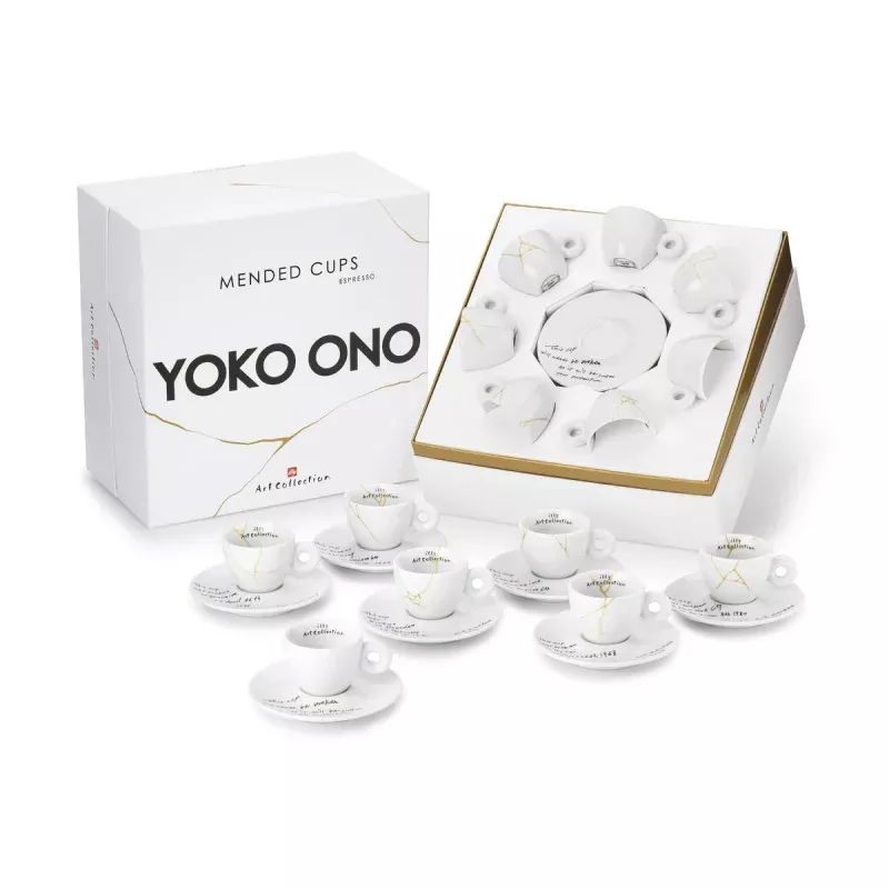 illy-yoko-ono-mended-cups-collection Illy Yoko Ono MENDED Cups Collection