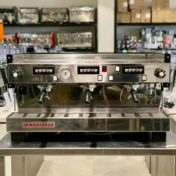 immaculate-late-model-la-marzocco-linea-commercial-coffee-machine Immaculate Late Model La Marzocco Linea Commercial Coffee Machine