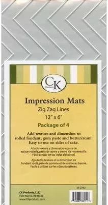 Impression Mats - Zig Zag Lines