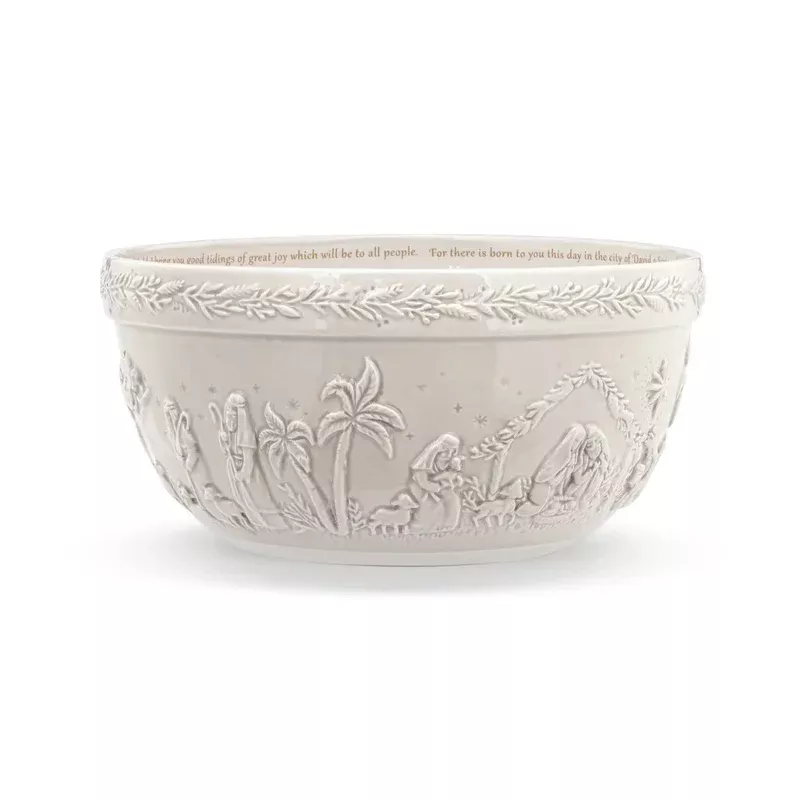 in-manger-nativity-serving-bowl In a Manger Nativity Serving Bowl