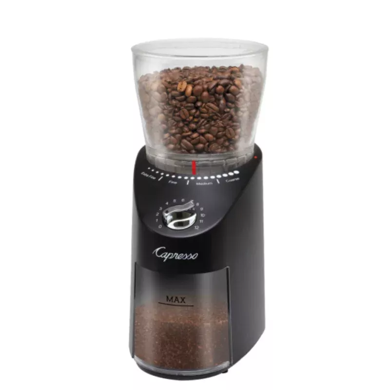 infinity-plus-conical-burr-grinder-black Infinity Plus Conical Burr Grinder Black